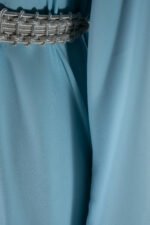 ⁦قفطان مغربي بلون أزرق سماوي⁩ - الصورة ⁦4⁩