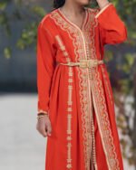 تكشيطة مغربية بلون برتقالي - Image 2