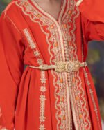 تكشيطة مغربية بلون برتقالي - Image 4